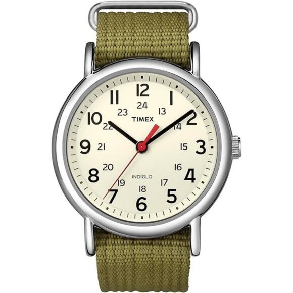 Unisex T2N647 Weekender 38mm Black Nylon Slip main image 2